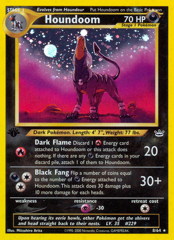 Houndoom (8/64) [Neo Revelation 1st Edition] - Comfy Hobbies