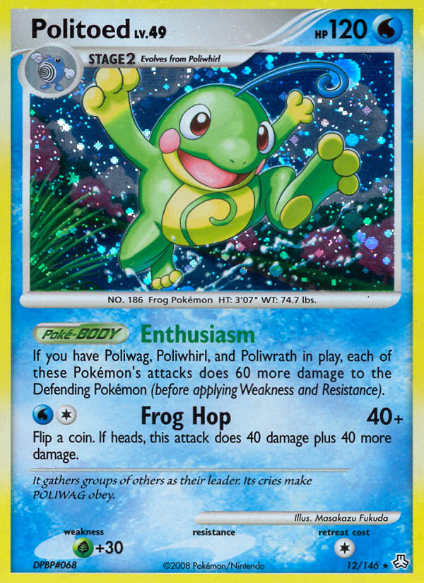 Politoed (12/146) [Diamond & Pearl: Legends Awakened] - Comfy Hobbies