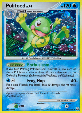 Politoed (12/146) [Diamond & Pearl: Legends Awakened] - Comfy Hobbies