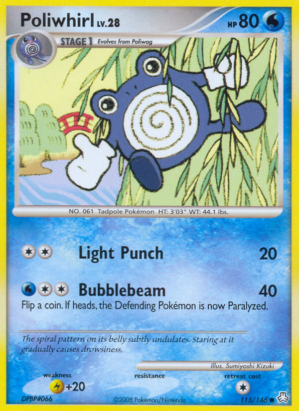 Poliwhirl (115/146) [Diamond & Pearl: Legends Awakened] - Comfy Hobbies