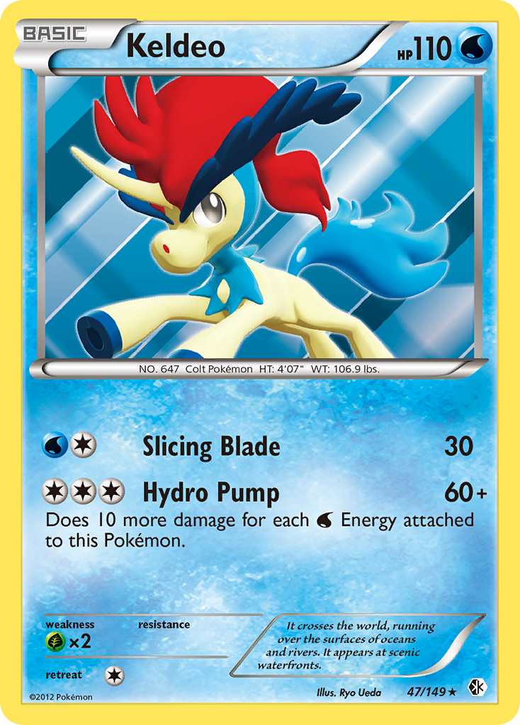 Keldeo (47/149) [Black & White: Boundaries Crossed] - Comfy Hobbies