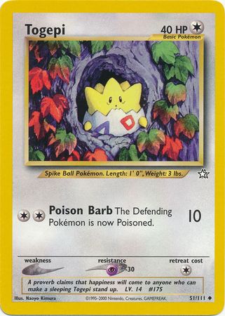 Togepi (51/111) [Neo Genesis Unlimited] - Comfy Hobbies