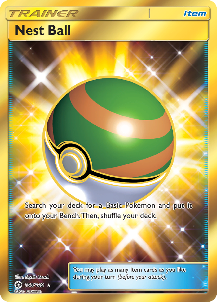 Nest Ball (158/149) [Sun & Moon: Base Set] - Comfy Hobbies