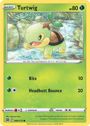 Turtwig (006/172) [Sword & Shield: Brilliant Stars] - Comfy Hobbies