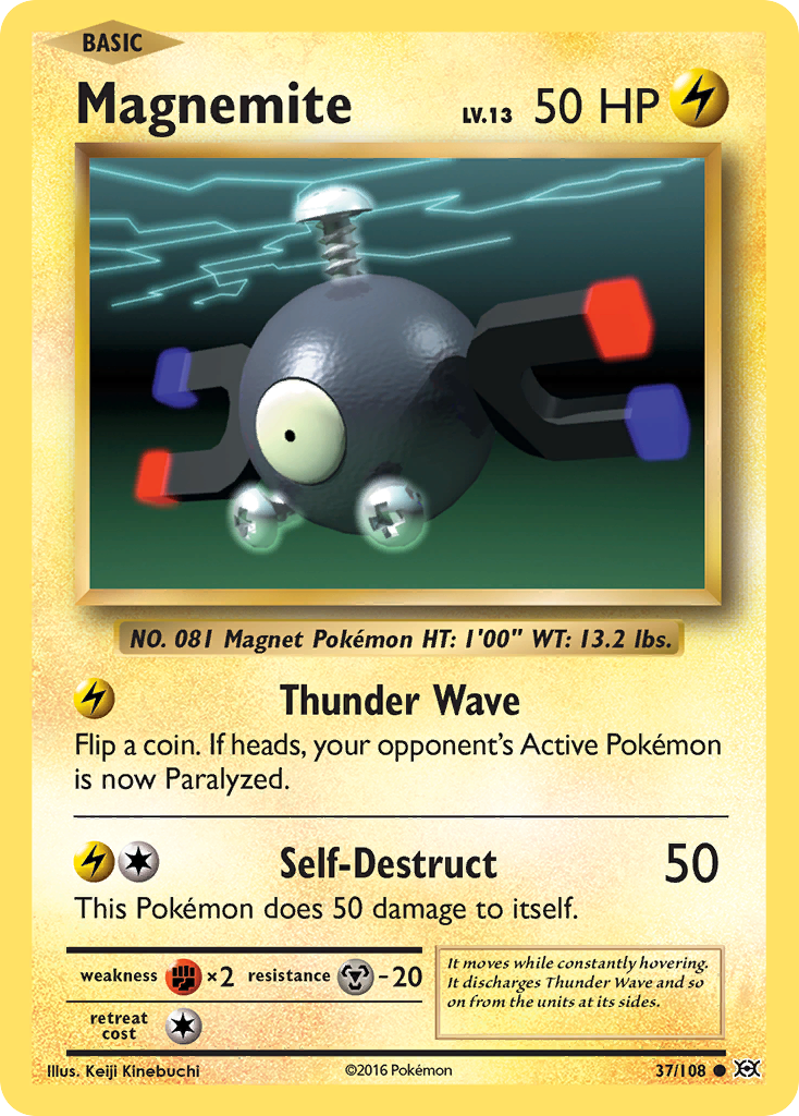 Magnemite (37/108) [XY: Evolutions] - Comfy Hobbies