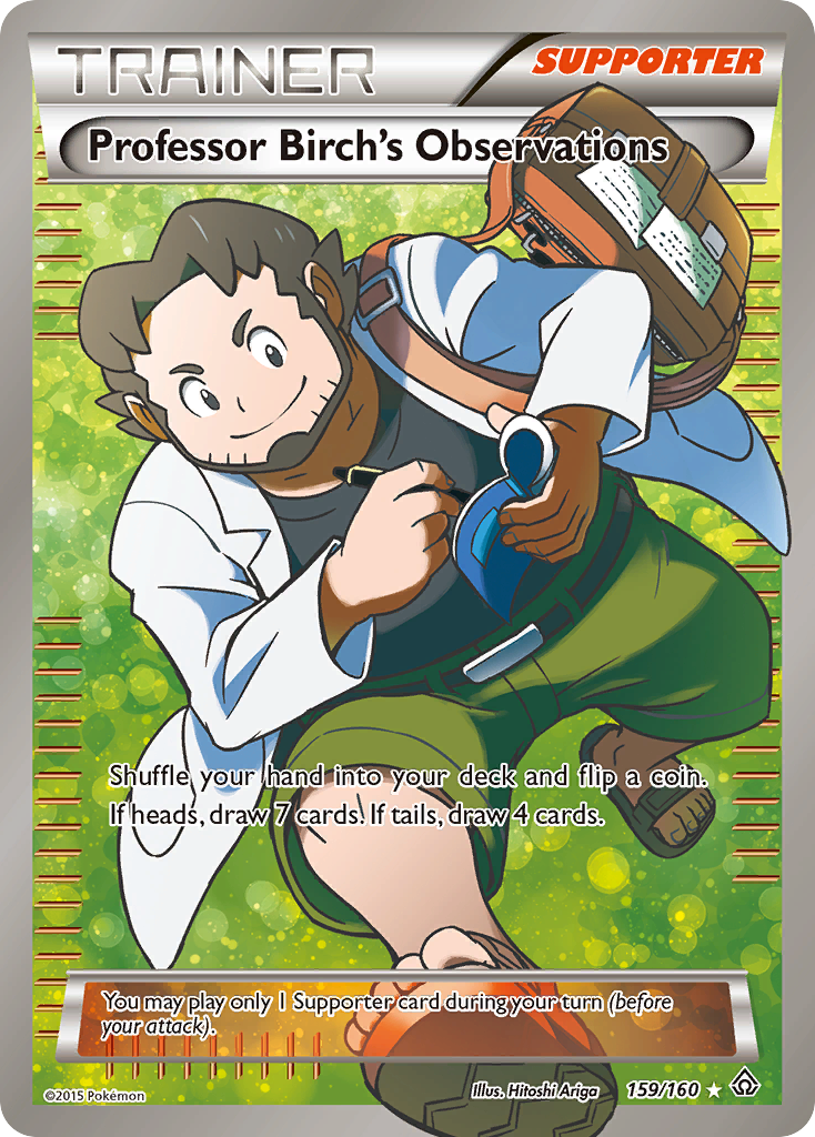 Professor Birch's Observations (159/160) [XY: Primal Clash] - Comfy Hobbies