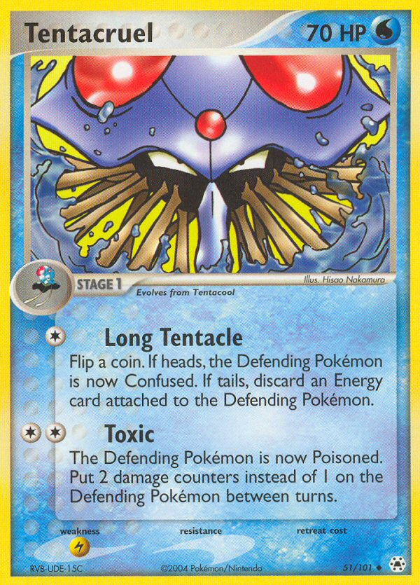 Tentacruel (51/101) [EX: Hidden Legends] - Comfy Hobbies