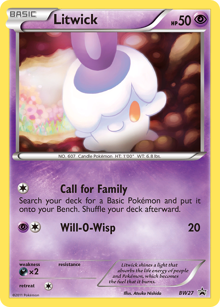 Litwick (BW27) [Black & White: Black Star Promos] - Comfy Hobbies