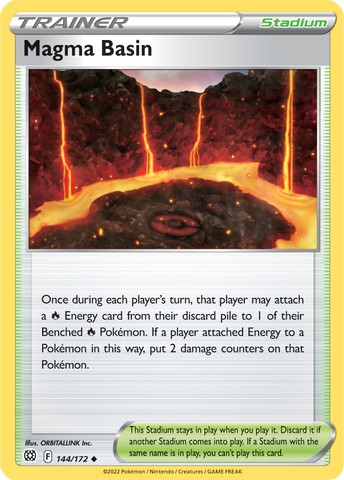 Magma Basin (144/172) [Sword & Shield: Brilliant Stars] - Comfy Hobbies