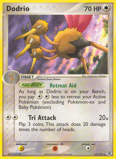 Dodrio (21/112) [EX: FireRed & LeafGreen] - Comfy Hobbies