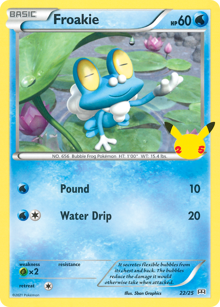 Froakie (22/25) [McDonald's 25th Anniversary] - Comfy Hobbies