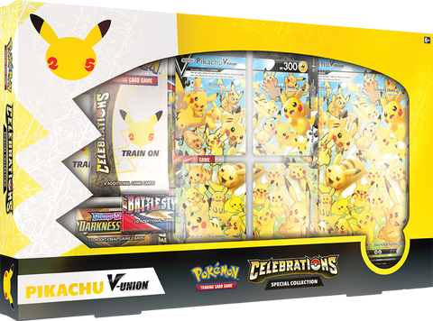 Celebrations: 25th Anniversary - Special Collection (Pikachu V-Union) - Comfy Hobbies
