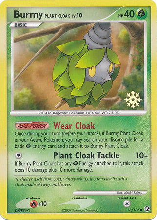 Burmy Plant Cloak (78/132) [Countdown Calendar Promos] - Comfy Hobbies