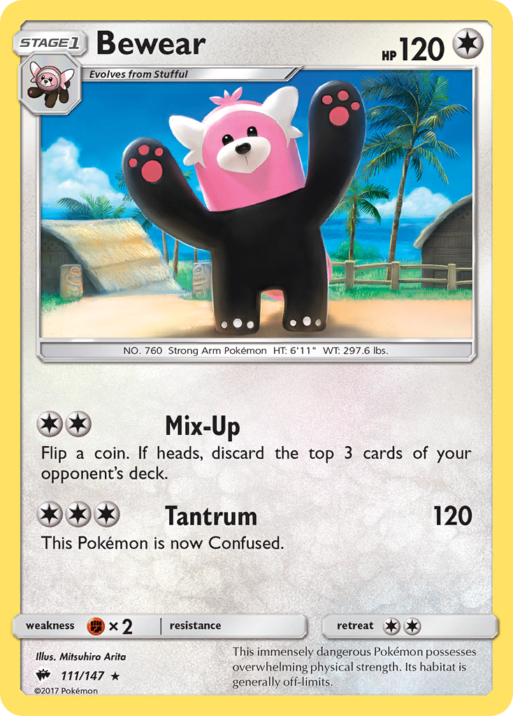 Bewear (111/147) [Sun & Moon: Burning Shadows] - Comfy Hobbies