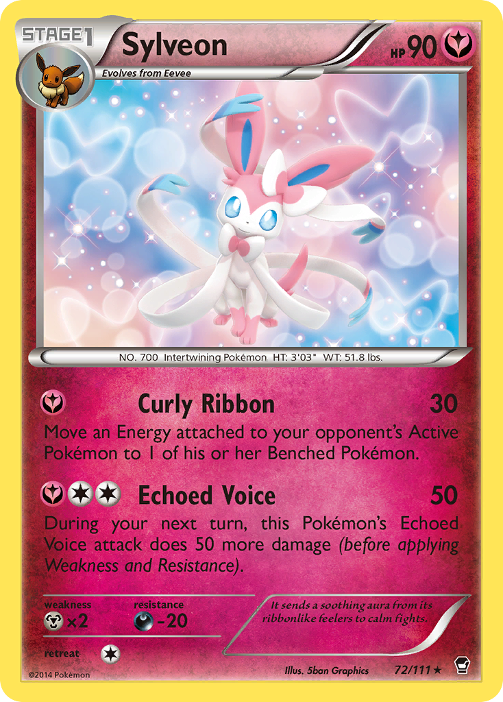 Sylveon (72/111) [XY: Furious Fists] - Comfy Hobbies