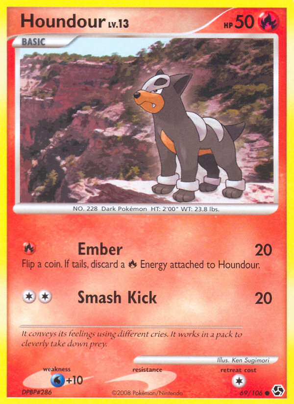 Houndour (69/106) [Diamond & Pearl: Great Encounters] - Comfy Hobbies