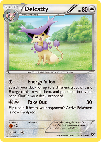 Delcatty (105/146) [XY: Base Set] - Comfy Hobbies