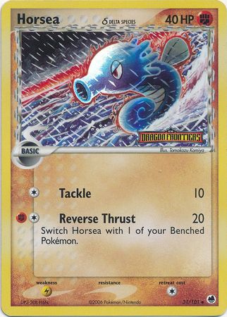 Horsea (31/101) (Delta Species) (Stamped) [EX: Dragon Frontiers] - Comfy Hobbies