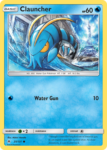 Clauncher (25/131) [Sun & Moon: Forbidden Light] - Comfy Hobbies