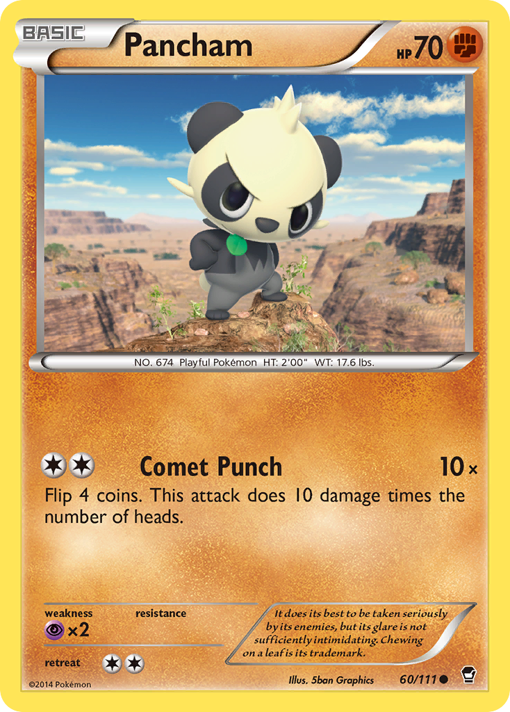 Pancham (60/111) [XY: Furious Fists] - Comfy Hobbies