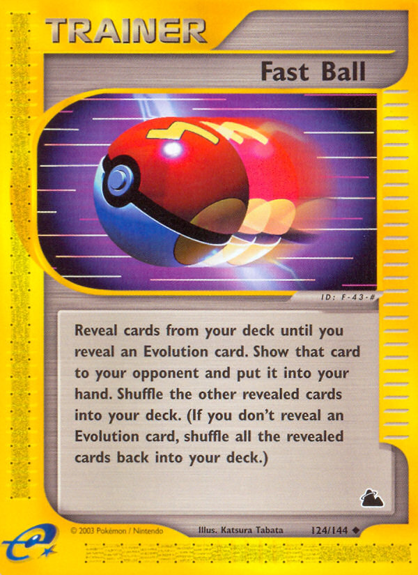 Fast Ball (124/144) [Skyridge] - Comfy Hobbies