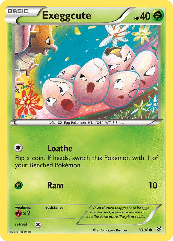 Exeggcute (1/108) [XY: Roaring Skies] - Comfy Hobbies