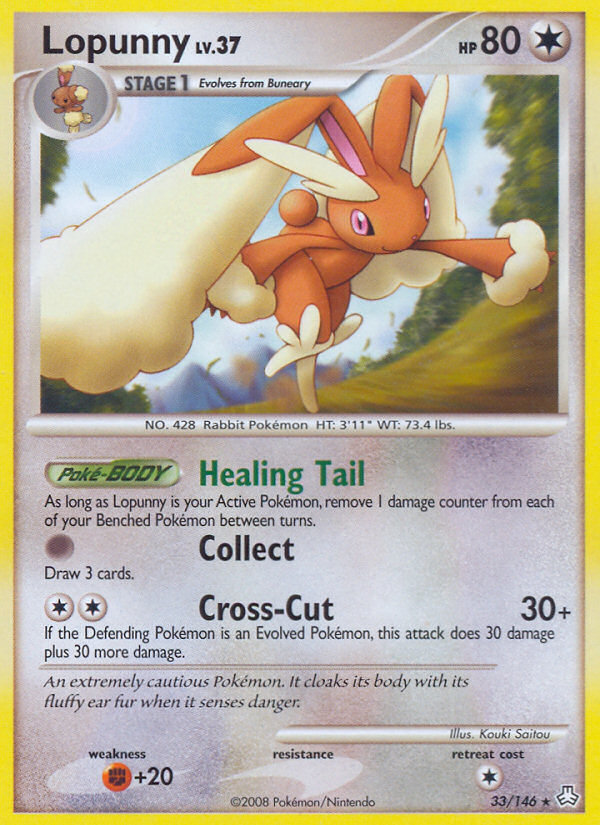 Lopunny (33/146) [Diamond & Pearl: Legends Awakened] - Comfy Hobbies