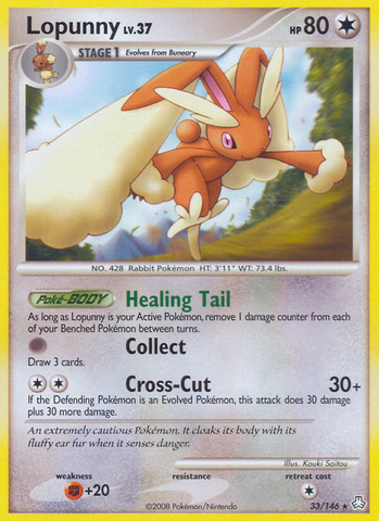 Lopunny (33/146) [Diamond & Pearl: Legends Awakened] - Comfy Hobbies