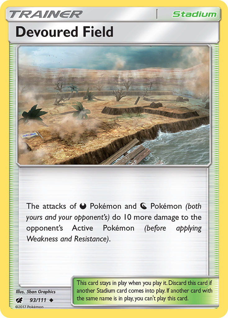 Devoured Field (93/111) [Sun & Moon: Crimson Invasion] - Comfy Hobbies