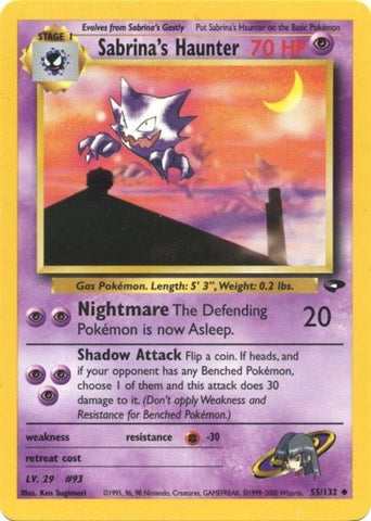 Sabrina's Haunter (55/132) [Gym Challenge Unlimited] - Comfy Hobbies