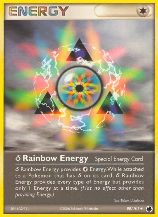 Rainbow Energy (88/101) (Delta Species) [EX: Dragon Frontiers] - Comfy Hobbies