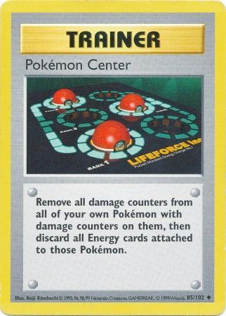 Pokemon Center (85/102) [Base Set Shadowless Unlimited] - Comfy Hobbies
