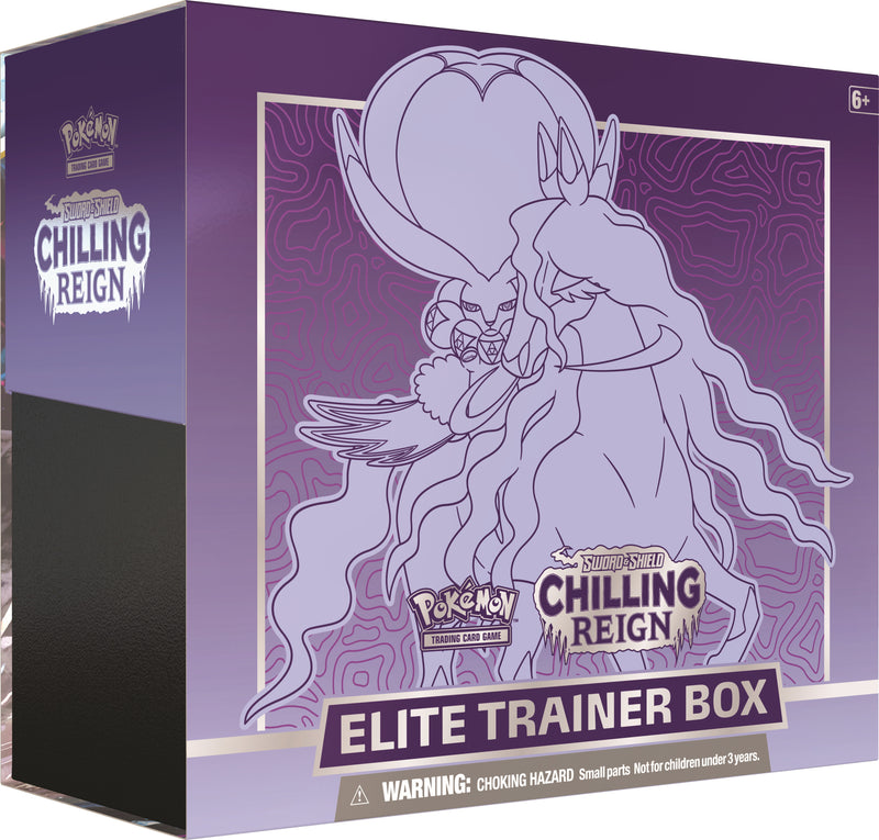 Sword & Shield: Chilling Reign - Elite Trainer Box (Shadow Rider Calyrex) - Comfy Hobbies