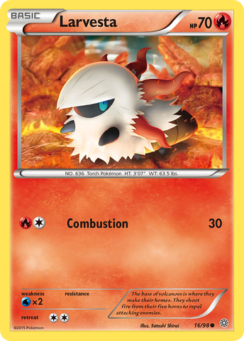 Larvesta (16/98) [XY: Ancient Origins] - Comfy Hobbies