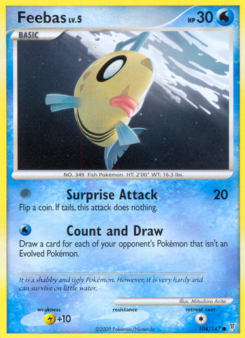 Feebas (104/147) [Platinum: Supreme Victors] - Comfy Hobbies