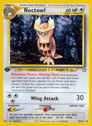 Noctowl (42/111) [Neo Genesis 1st Edition] - Comfy Hobbies