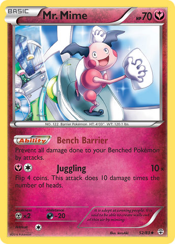 Mr. Mime (52/83) [XY: Generations] - Comfy Hobbies