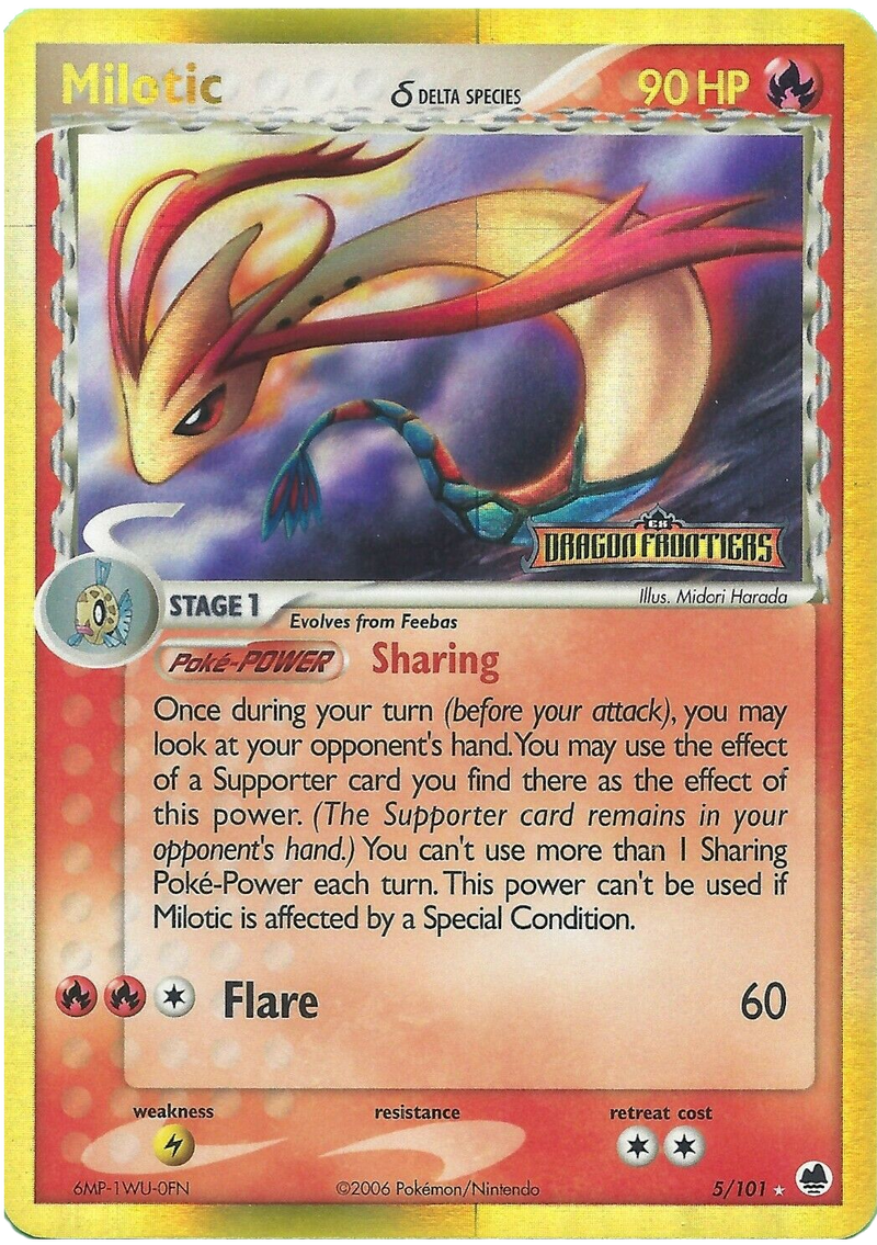 Milotic (5/101) (Delta Species) (Stamped) [EX: Dragon Frontiers] - Comfy Hobbies