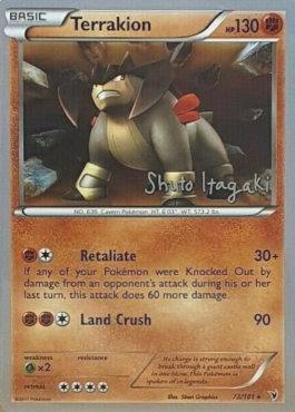 Terrakion (73/101) (Terraki-Mewtwo - Shuto Itagaki) [World Championships 2012] - Comfy Hobbies