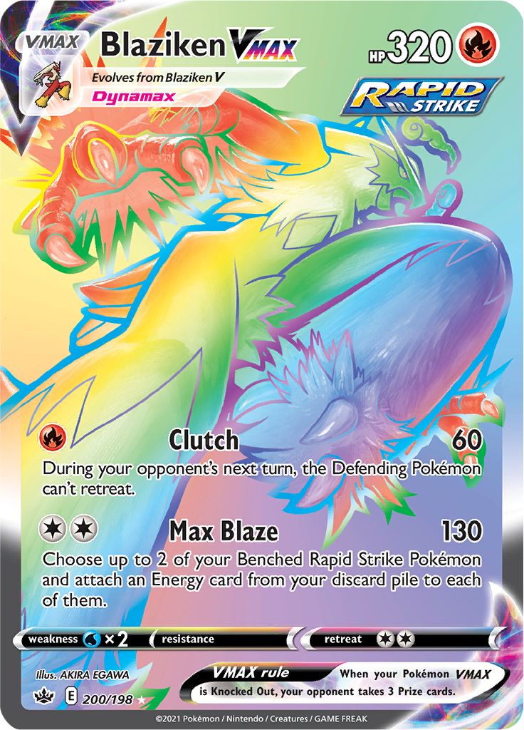 Blaziken VMAX (200/198) [Sword & Shield: Chilling Reign] - Comfy Hobbies