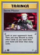Secret Mission (118/132) [Gym Heroes 1st Edition] - Comfy Hobbies