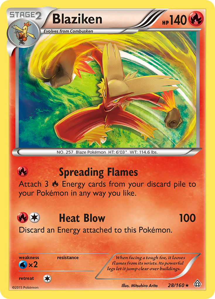 Blaziken (28/160) [XY: Primal Clash] - Comfy Hobbies