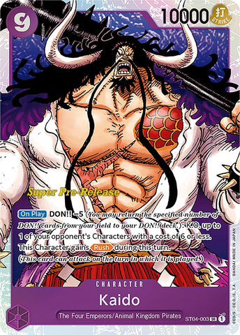 Kaido (003) [Super Pre-Release Starter Deck: Animal Kingdom Pirates] - Comfy Hobbies