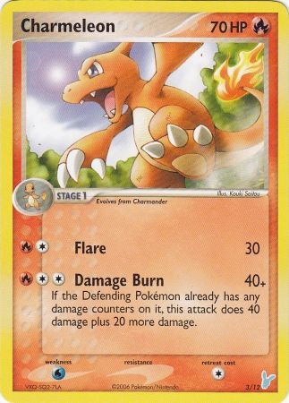 Charmeleon (3/12) [EX: Trainer Kit 2 - Minun] - Comfy Hobbies