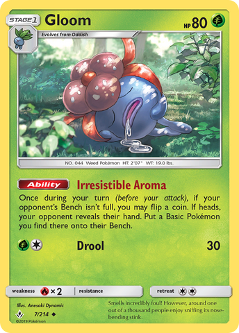 Gloom (7/214) [Sun & Moon: Unbroken Bonds] - Comfy Hobbies