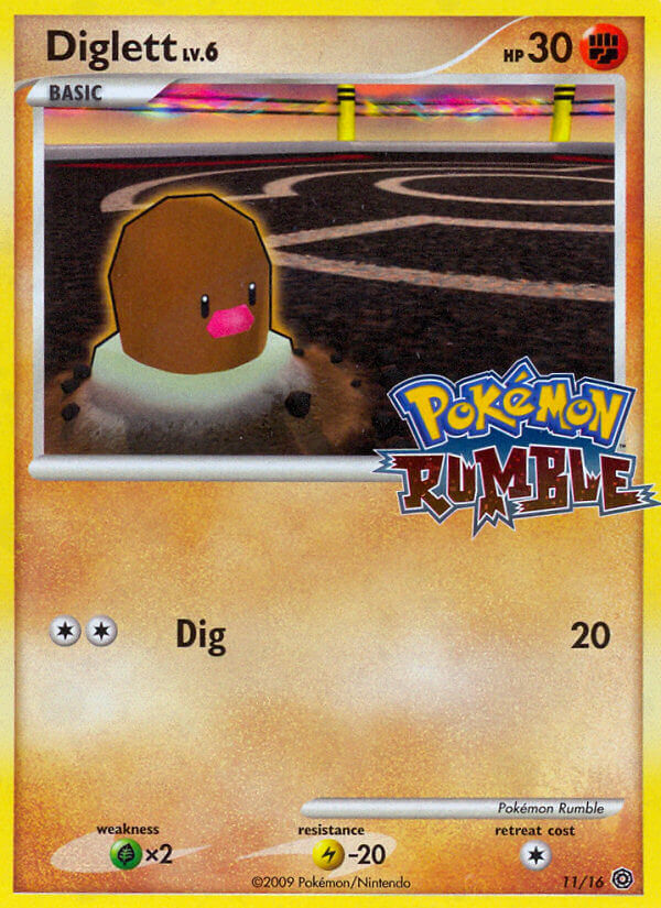 Diglett (11/16) [Pokémon Rumble] - Comfy Hobbies