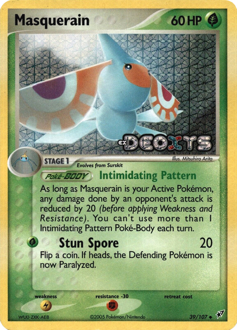 Masquerain (39/107) (Stamped) [EX: Deoxys] - Comfy Hobbies