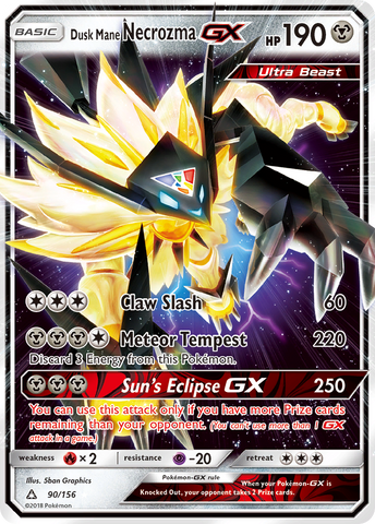 Dusk Mane Necrozma GX (90/156) [Sun & Moon: Ultra Prism] - Comfy Hobbies