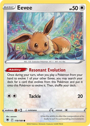 Eevee (119/189) [Sword & Shield: Astral Radiance] - Comfy Hobbies