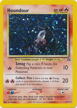 Houndour (5/75) [Neo Discovery Unlimited] - Comfy Hobbies